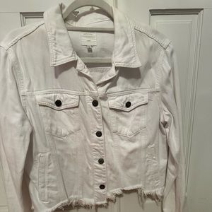 WHITE DENIM JACKET by HIDDEN